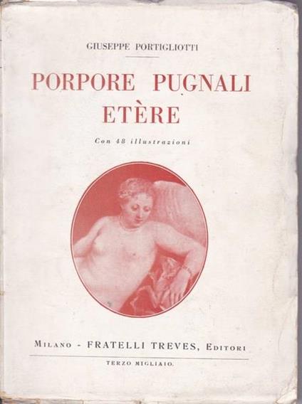 Porpore Pugnali Etère - Giuseppe Portigliotti - copertina