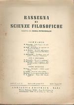 Rassegna Di Scienze Filosofiche. Anno Iv. N.2