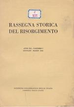 Rassegna storica del Risorgimento. XLI. I. Gennaio-Marzo 1954