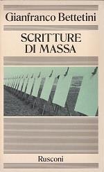 Scritture di massa - Gianfranco Bettetini - copertina