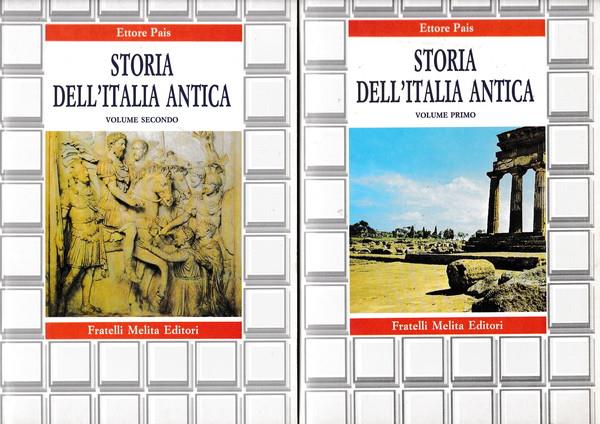 Storia dell'Italia antica. Volumi I-II