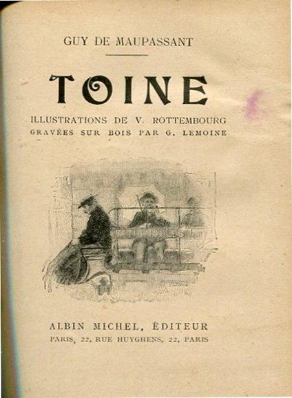 Toine - Guy de Maupassant - copertina