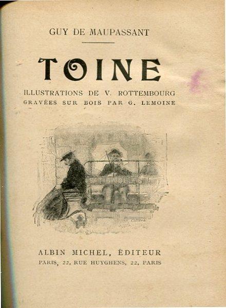 Toine - Guy de Maupassant - copertina