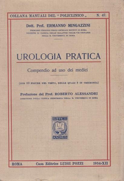 Urologia pratica - Ermanno Mingazzini - copertina