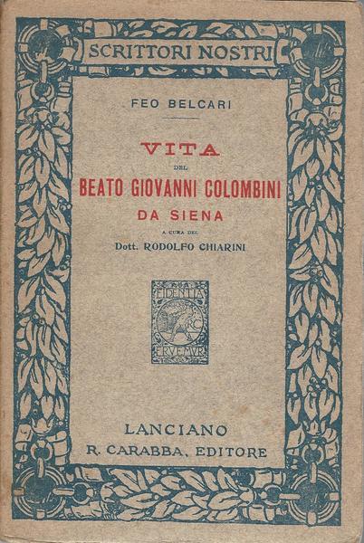 Vita Del Beato Giovanni Da Siena