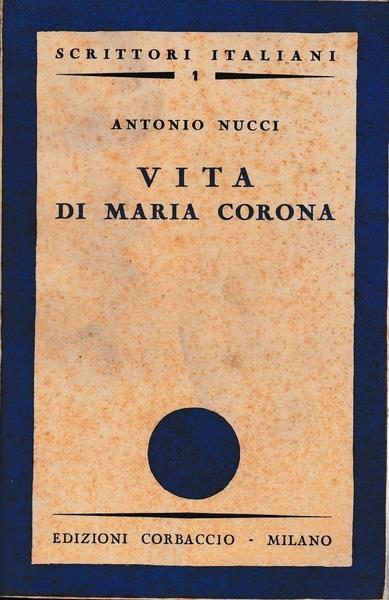 Vita di Maria Corona - Antonio Nucci - copertina