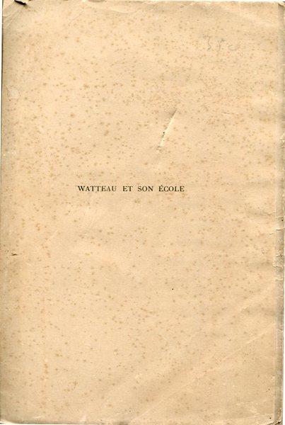 Watteau et son école - Edmond Pilon - copertina