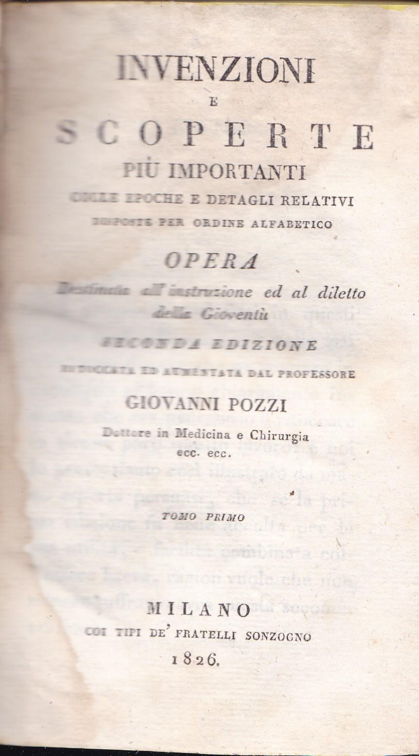 Invenzioni e scoperte più iimportanti..