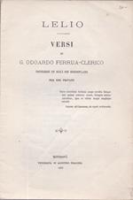 Lelio. Versi