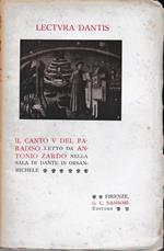 Lectura Dantis. Il canto V del paradiso letto da A. Zardo nella sala di Dante in Orsanmichele
