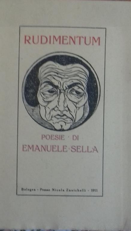 Rudimentum. Poesie - Emanuele Sella - copertina
