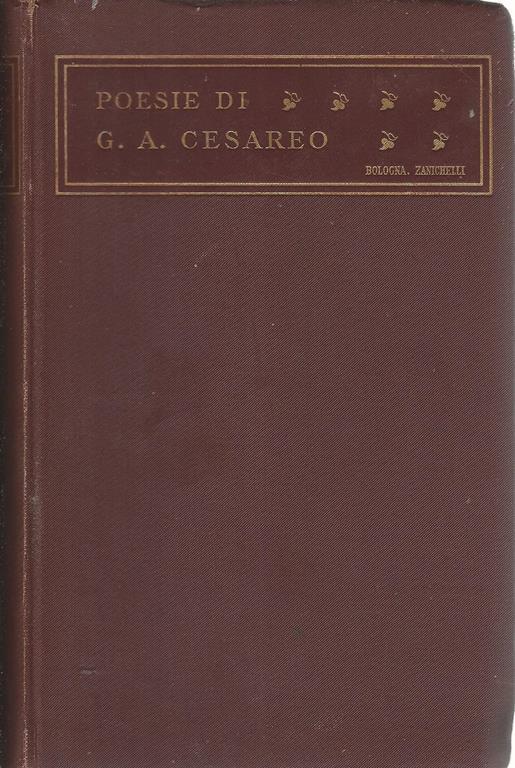 Poesie di G.A Cesareo - G. A. Cesareo - copertina
