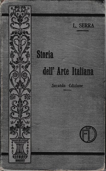 Storia dell'Arte Italiana - Luigi Serra - copertina