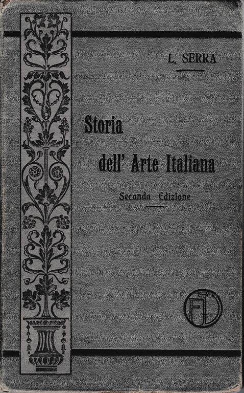 Storia dell'Arte Italiana - Luigi Serra - copertina