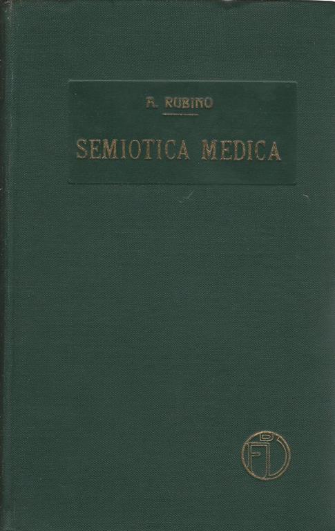 Semiotica medica - Alfredo Rubino - copertina