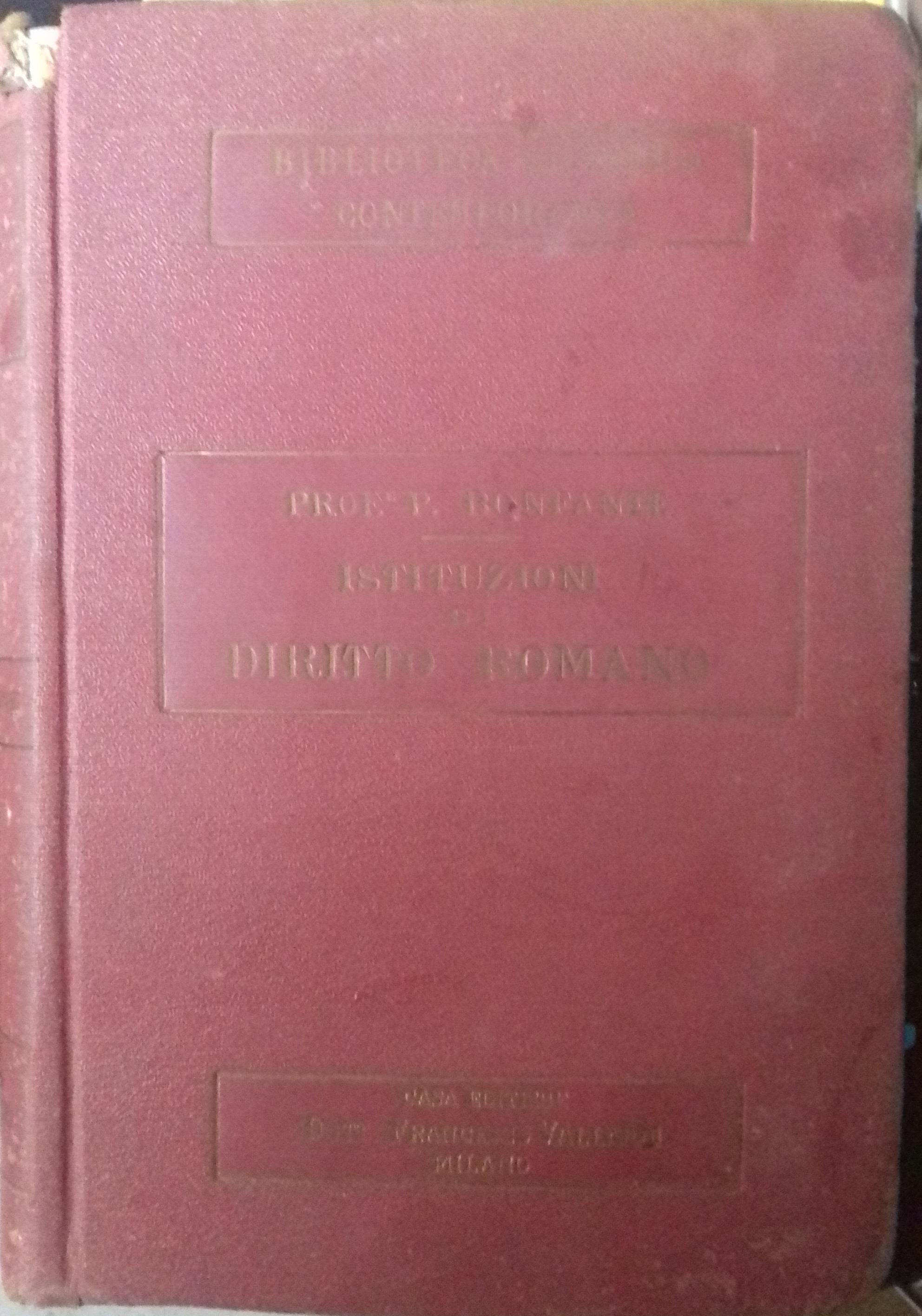 Istituzioni di Diritto Romano