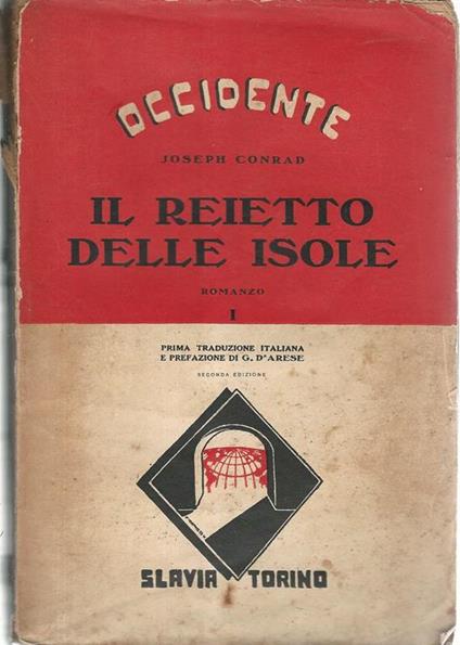 reietto delle isole. 1 - Joseph Conrad - copertina