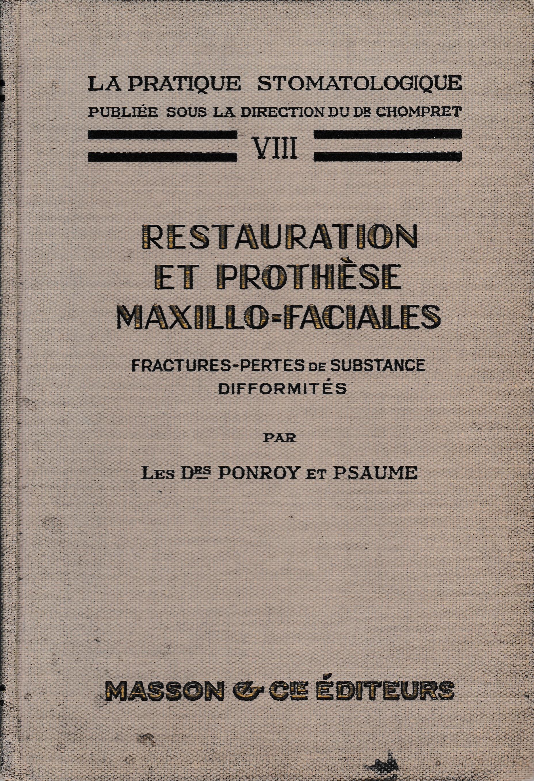 Restauration et prothèse maxillo-faciales
