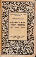 Sommario di storia della filosofia. Antica - Medievale - Moderna