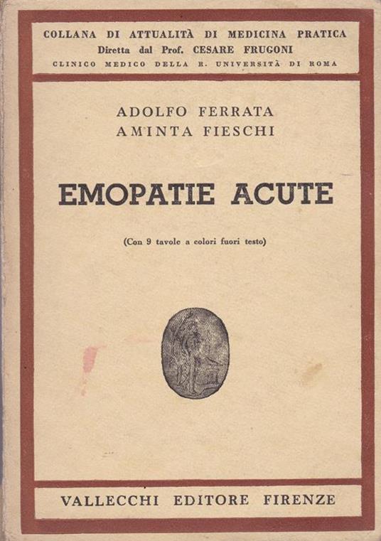 Emopatie acute - Adolfo Ferrata - copertina