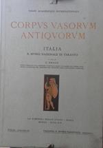 Corpus Vasorum Antiquorum. Italia, fasc. XV: R. Museo Nazionale di Taranto