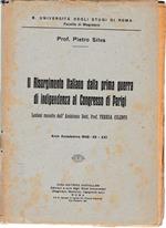 Risorgimento italiano dalla prima guerra di indipendenza al Congresso di Parigi