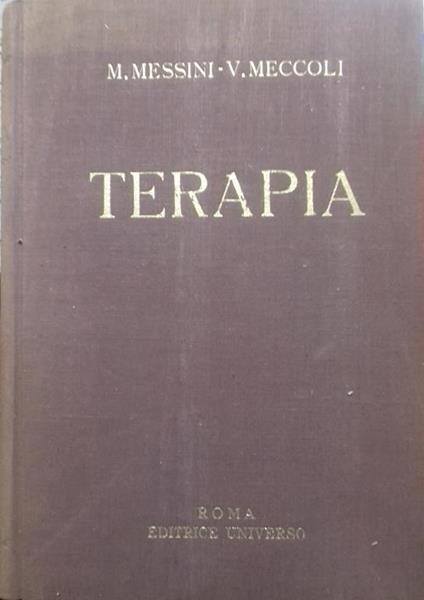 Compendio di terapia delle malattie interne - Mariano Messini - copertina