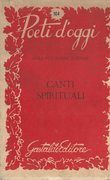 Canti spirituali - copertina