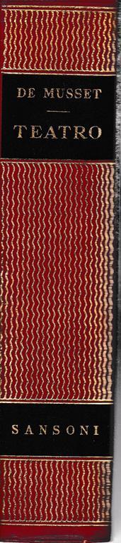 Teatro - Alfred de Musset - copertina