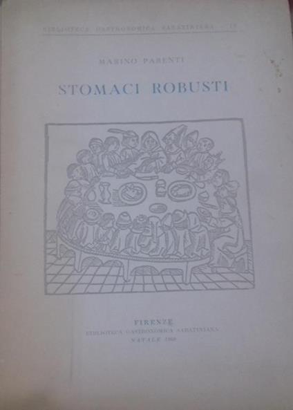 Stomaci robusti - Marino Parenti - copertina