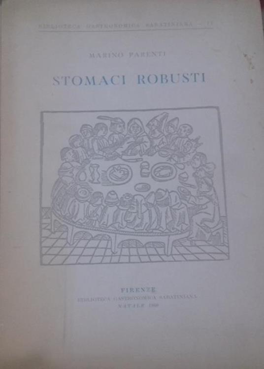 Stomaci robusti - Marino Parenti - copertina