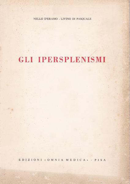 ipersplenismi - Nello D'Eramo - copertina