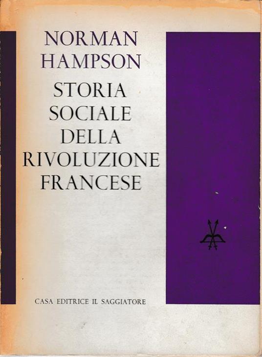 Storia sociale della rivoluzione francese - Norman Hampson - copertina