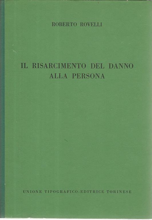 risarcimento del danno alla persona - Roberto Rovelli - copertina