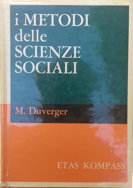 metodi delle scienze sociali - Maurice Duverger - copertina