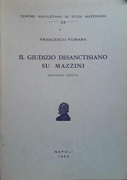giudizio desanctisiano su Mazzini - Francesco Fumara - copertina