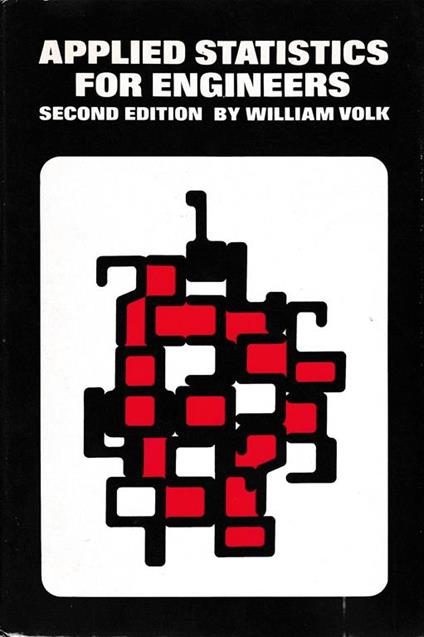 Applied statistics for engineers - W. Volk - copertina