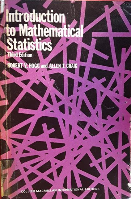 introduction to mathematical statistics - copertina