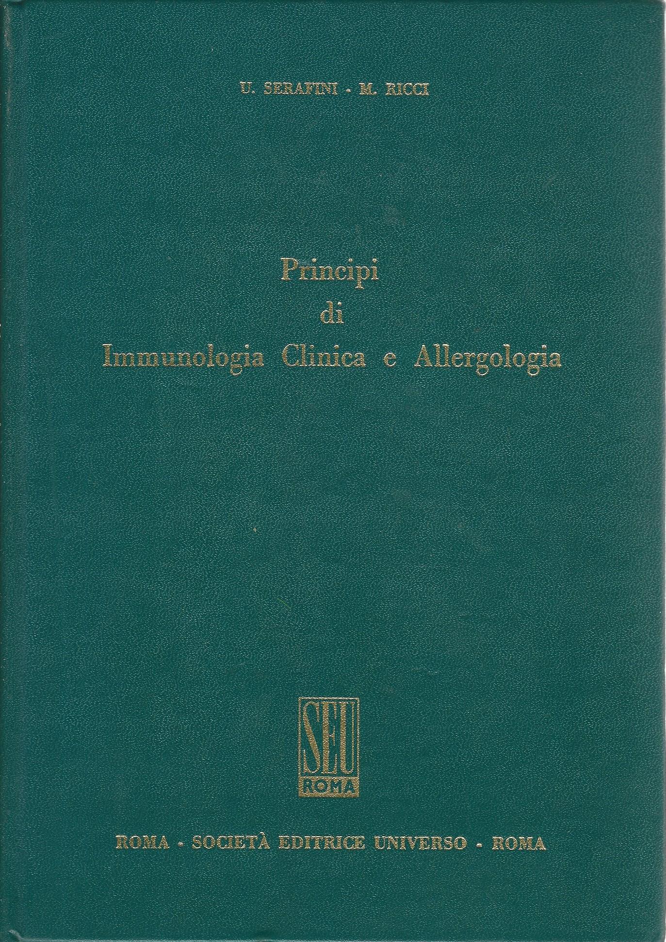 Principi di immunologia clinica e allergologia