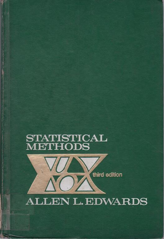 Statistical Methods - copertina