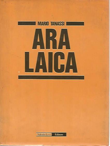 Ara laica - Mario Tanassi - copertina