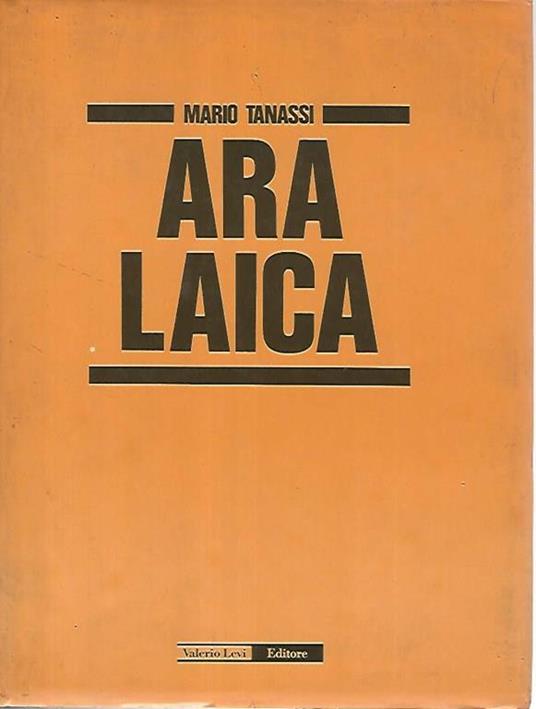 Ara laica - Mario Tanassi - copertina