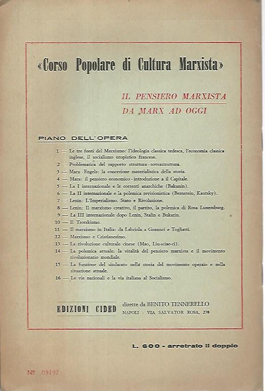 Corso popolare di cultura marxista 2 - Mario Costa - 2