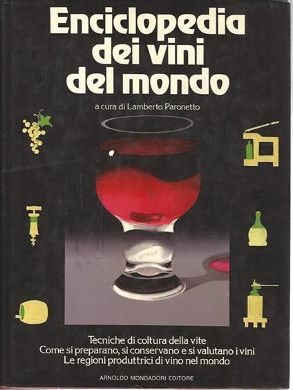Enciclopedia dei vini del mondo - Lamberto Paronetto - copertina