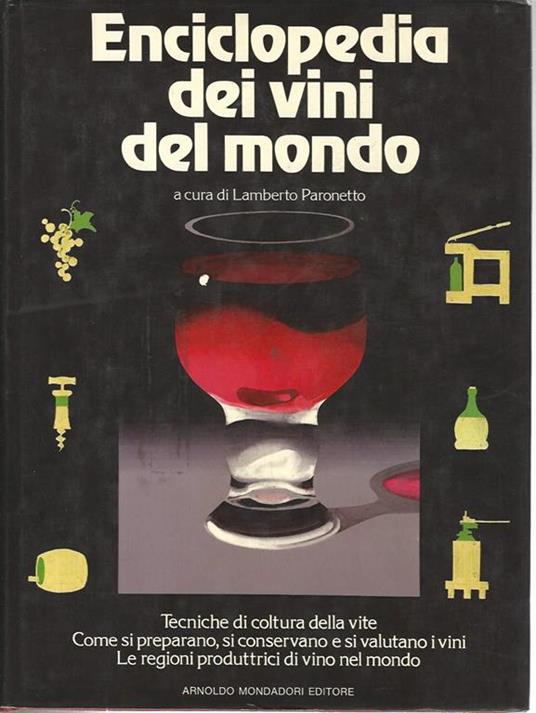 Enciclopedia dei vini del mondo - Lamberto Paronetto - copertina