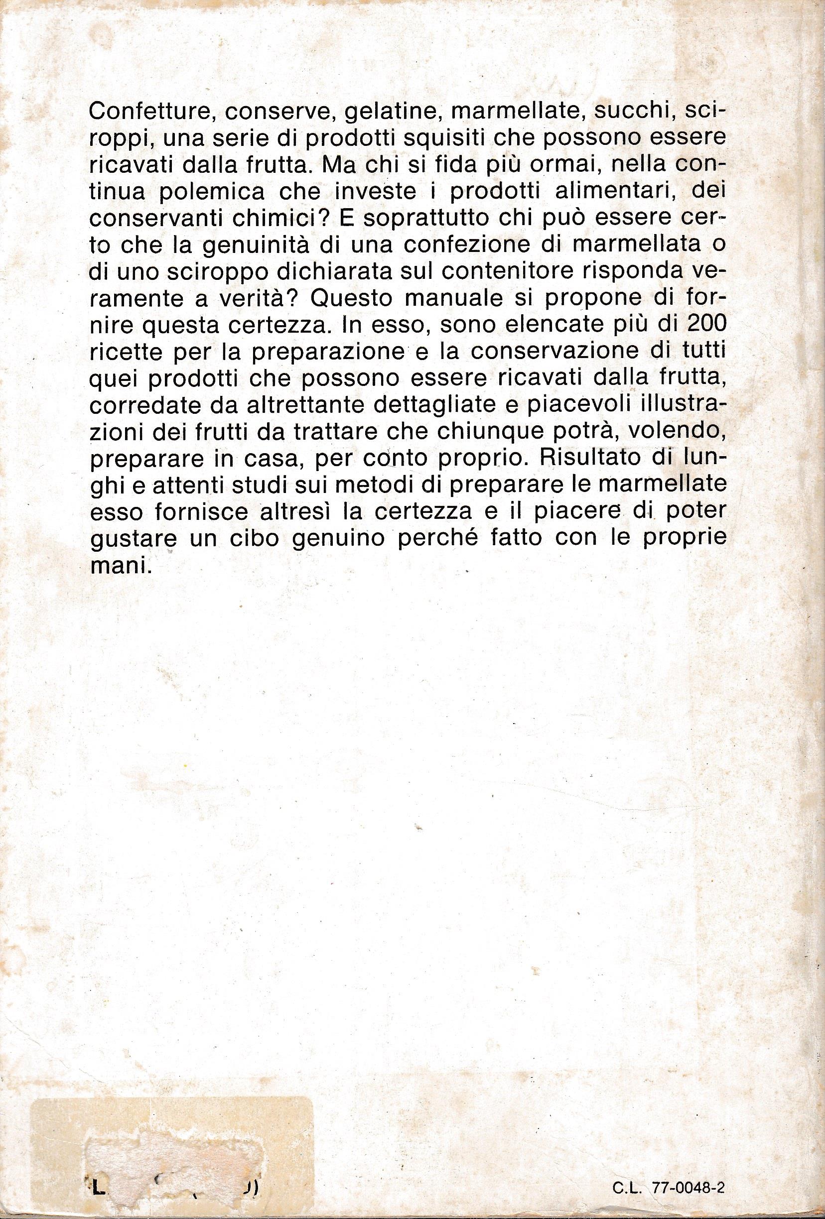 Le conserve di frutta