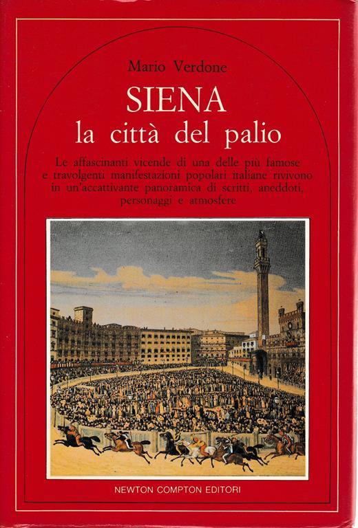 Siena la città del palio - Mario Verdone - copertina