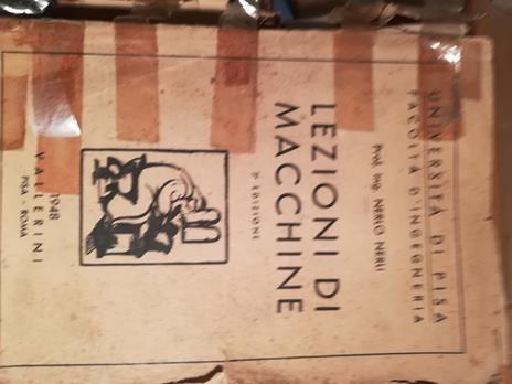 Lezioni di macchine - Nerlo Nerli - copertina