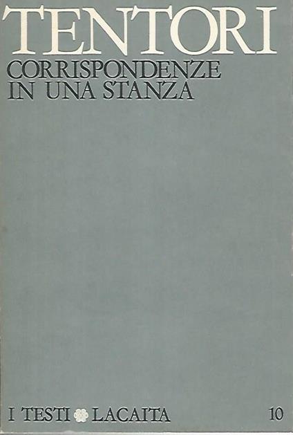 Corrispondenze in una stanza - copertina