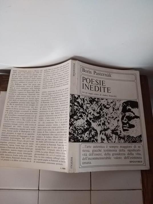 Poesie inedite - Boris Pasternak - copertina